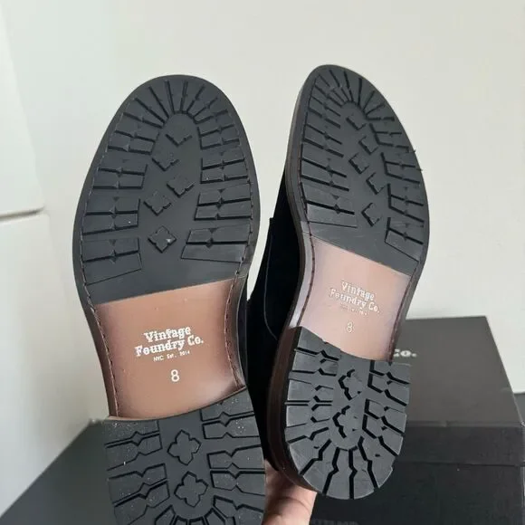 NIB Vintage Foundry Co Black Otto Suede Leather Lace Up Boots Size 8 Chukka - Picture 7 of 11